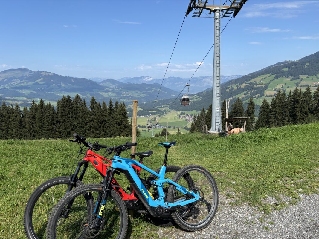MTB bij de gondel